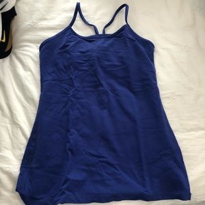 Lululemon Power Y tank in dark blue/purple size 8